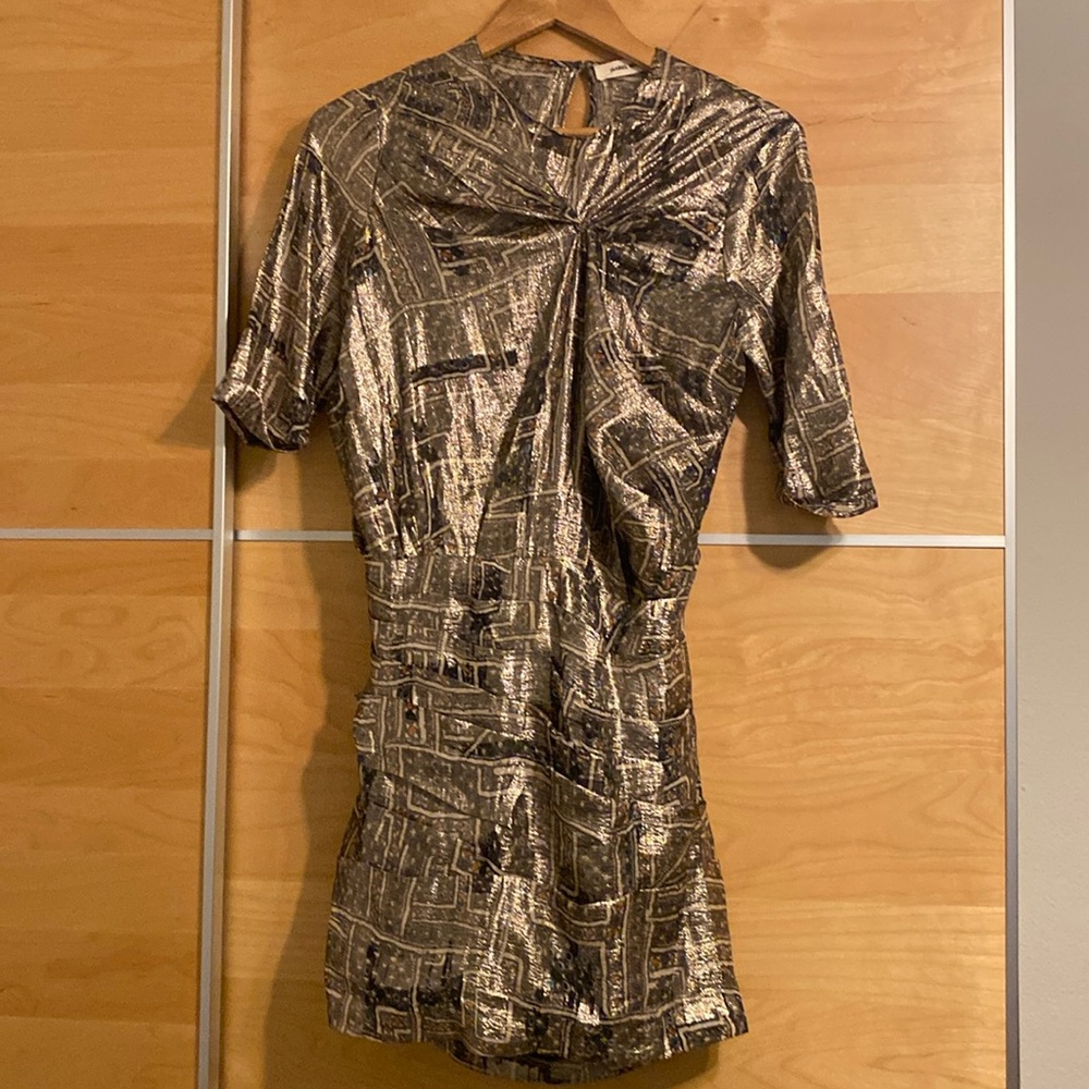 Isabel Marant pour H&M Gold Metalic Dress